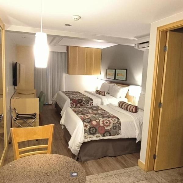 RARIDADE!!! - Flat Particular de Alto Padrão - Limpeza Diária Gratuita - Excelente Atendimento - Ótimo Preço - Cama King ou Queen Size - Condomínio do Hotel Lets Idea - Foto 3