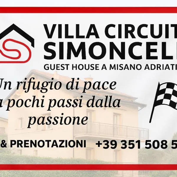 Villa Circuito Simoncelli, hotel em Misano Adriatico