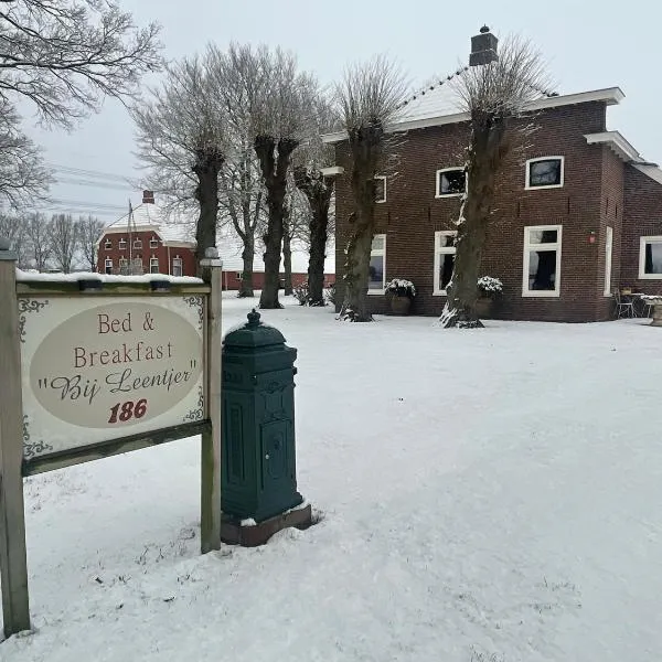 Bij Leentjer geheel appartement, hotel en Siddeburen