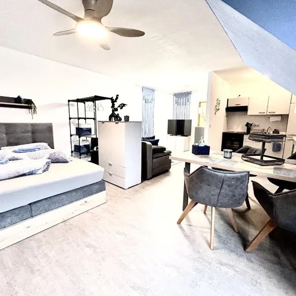 Cottbus-Apartments - BLUE I privat I Wifi I Küche, hotell i Cottbus