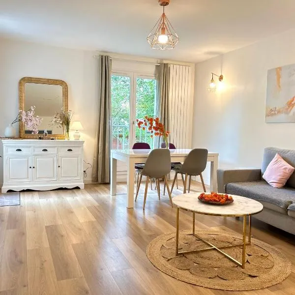 Apart 85 m2 proche de paris stade de France parking free, viešbutis mieste Groslay