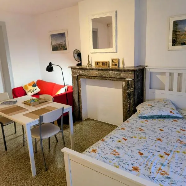 Central and convenient studio near supermarkets and public transports, hotel em Bruxelas