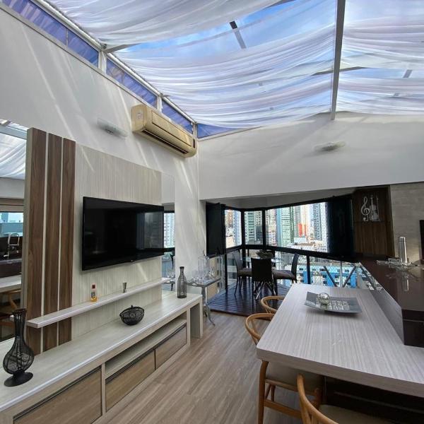 Cobertura duplex 60m da praia