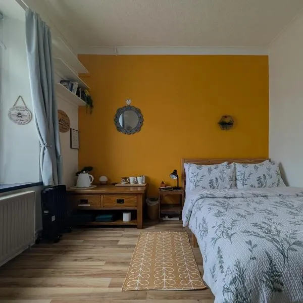 R1 - Bright Quiet Double - City & Beach Access, WIFI, Free Parking, Bus Stop 50ft From House - Self Catering – hotel w mieście Swansea