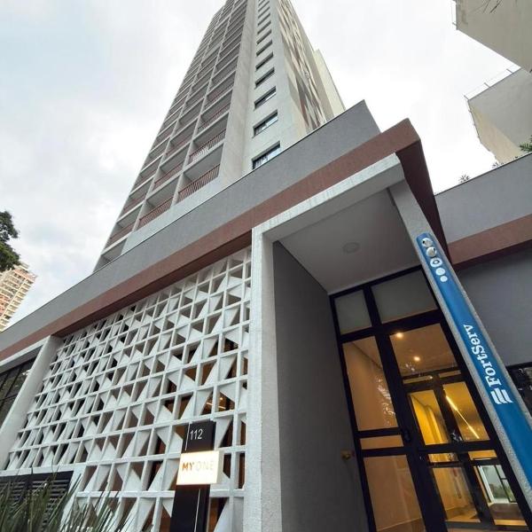 Studio com academia no Brooklin