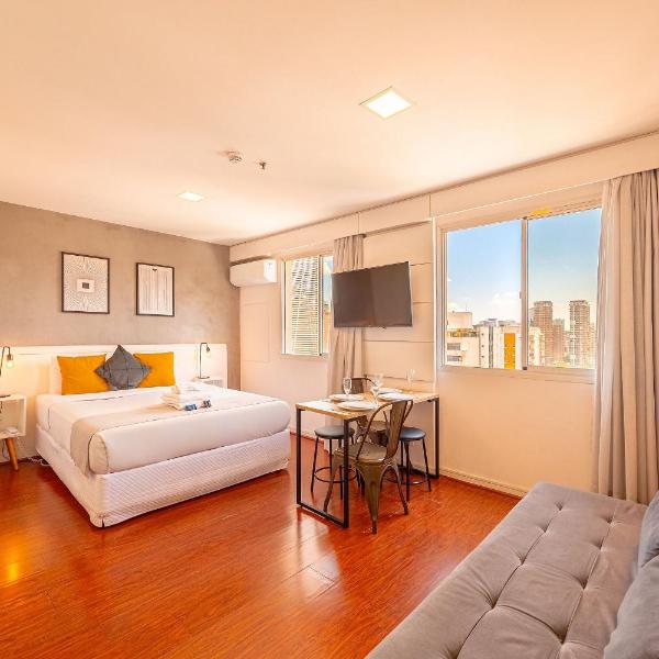 Easy Star - Flat na Vila Olímpia aconchegante e iluminado - MH02H