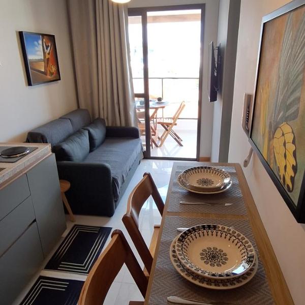 Orla de Salvador, quarto e sala com varanda, lindo e aconchegante, excelente infraestrutura para trabalho ou lazer - Foto 4