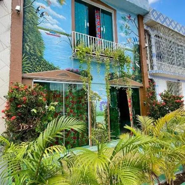 O Plácido Arte Hostel, hótel í Belém