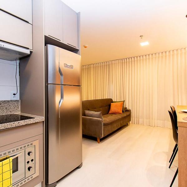 Completo, Lazer e shopping, ar condicionado, wifi e garagem inclusa - Apt DF Plaza - Foto 5