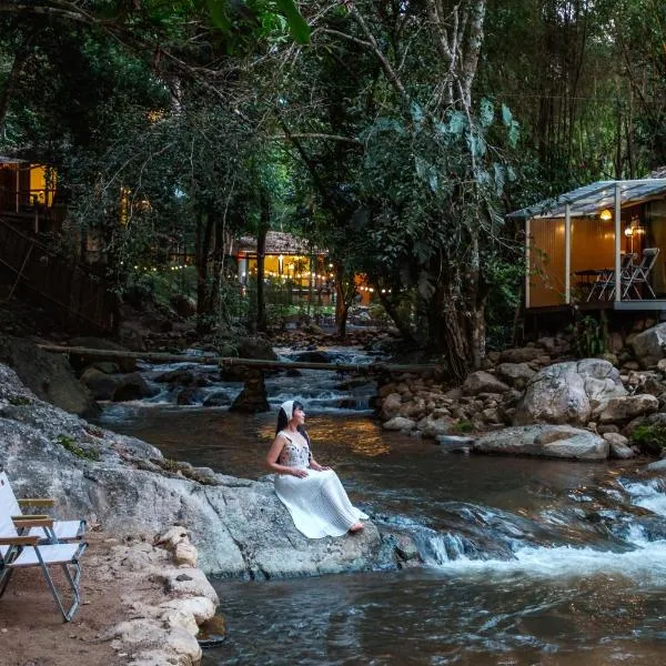 The River Maekampong Chiang Mai เดอะริเวอร์ แม่กำปอง, hotel i Ban Pok Nai