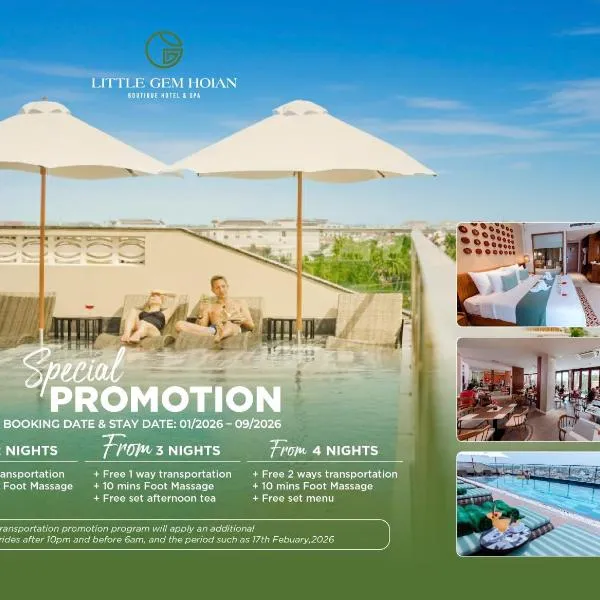 Little Gem Hoi An Boutique Hotel & Spa, hotel em Hoi An