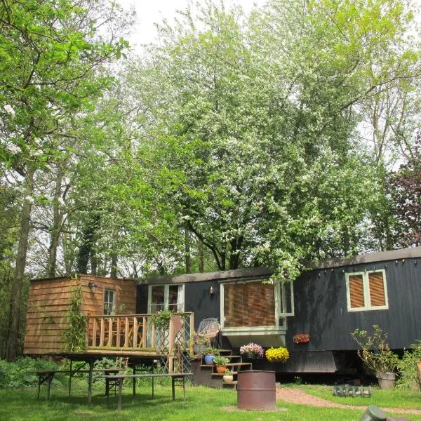 Woonwagen Wadkovice, hotel v destinaci Pieterburen