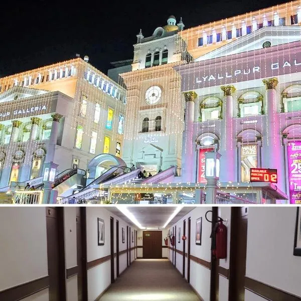 Lyallpur Galleria Mall Apartment, 1 BHK, 1 Bedroom with Living Room, Basement Parking, 24x7 Security, khách sạn ở Faisalabad