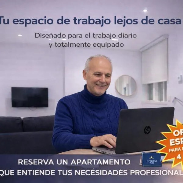 CoruñaFlat Apartments - Centro A Coruña, hotel em La Coruña