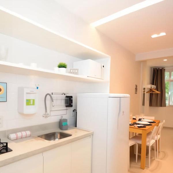 Quarto e sala charmoso a 400m da Praia! Wi-Fi, A/C - Foto 4