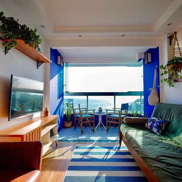Apartamento Com Linda Vista Mar