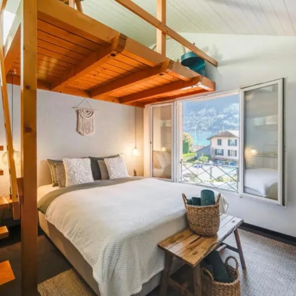 Bijou du Lac - mit Pool und Privatstrand, hotel di Därligen