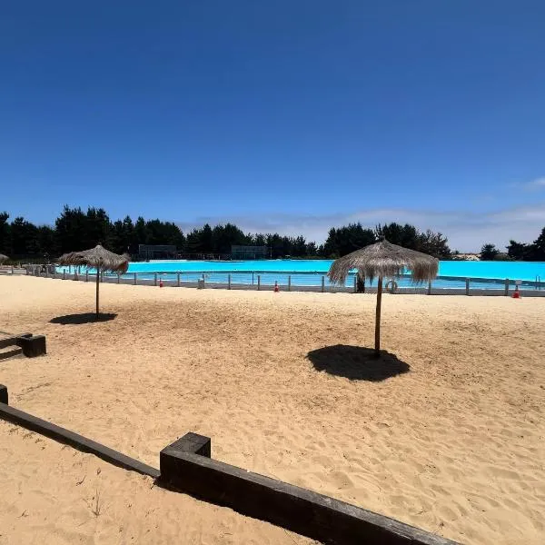 Hermoso Depto full equipado 2D y 2B vista al Mar, Laguna y Dunas, hotel a Las Cruces