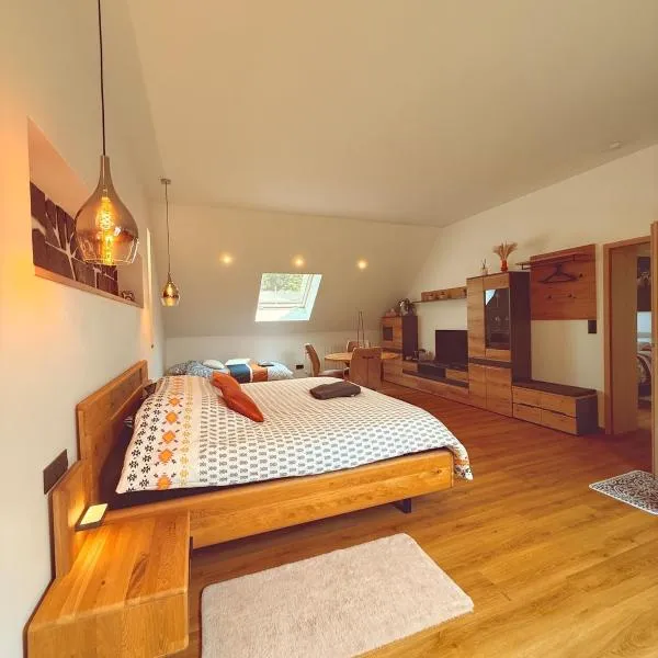 Maison d'hôtes en pleine nature avec chevaux, hotel em Soucht