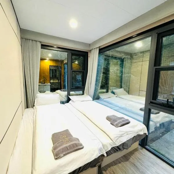 箱根コンテナステイ 富士山を望む徒歩3分 海賊船で芦ノ湖観光, hotel Hakonéban