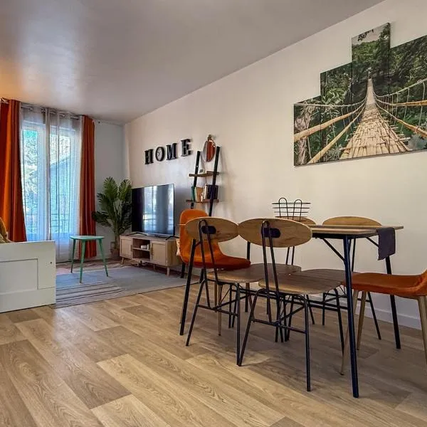 T3 avec terrasse & jardin, parking gratuit, hotel en Chartres