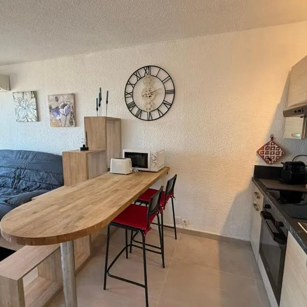 06DO Beau studio rénové face à la mer, hôtel à Antibes