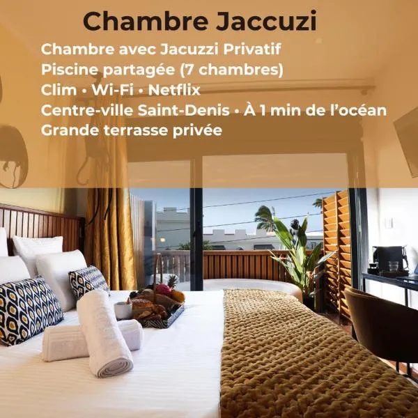 Maison Le Patio Jacuzzi, hotel u gradu Sen-Deni