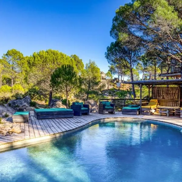 Le Sabel - Cabanon, hôtel à Mourèze