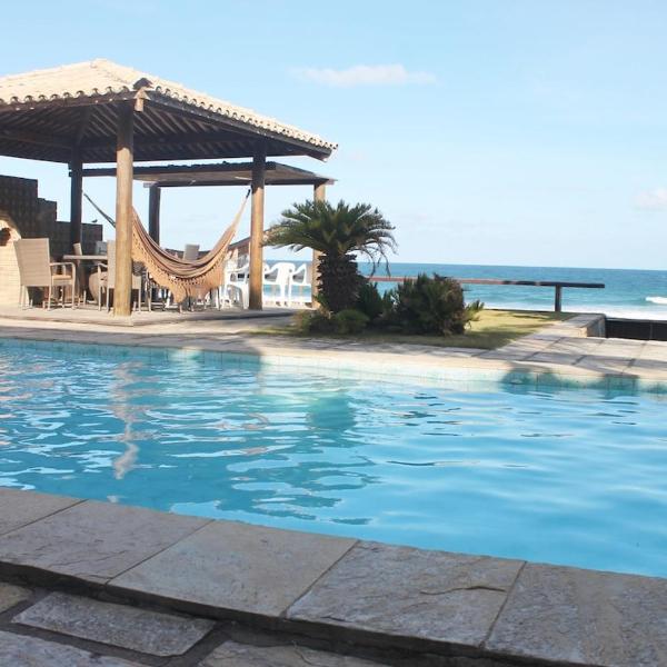 Casa pé na areia 4 suites, 1,36 km do centrinho
