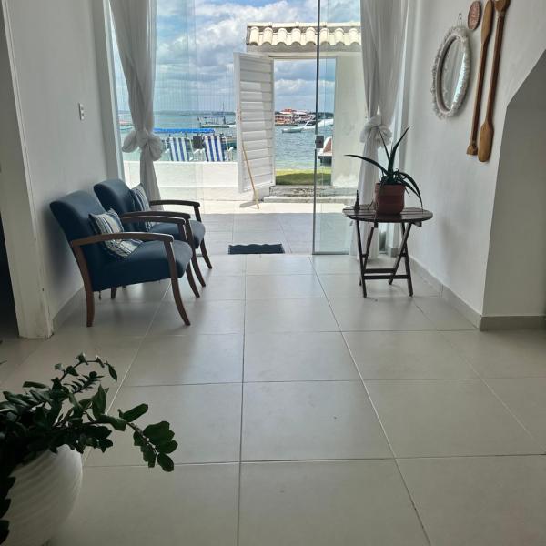 Casa pé na areia em Gamboa do Morro de São Paulo
