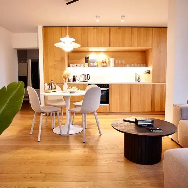 2,5 Zi Design Apt near Porsche Museum with Beamer, Netflix, PS5, Hotel in Stuttgart