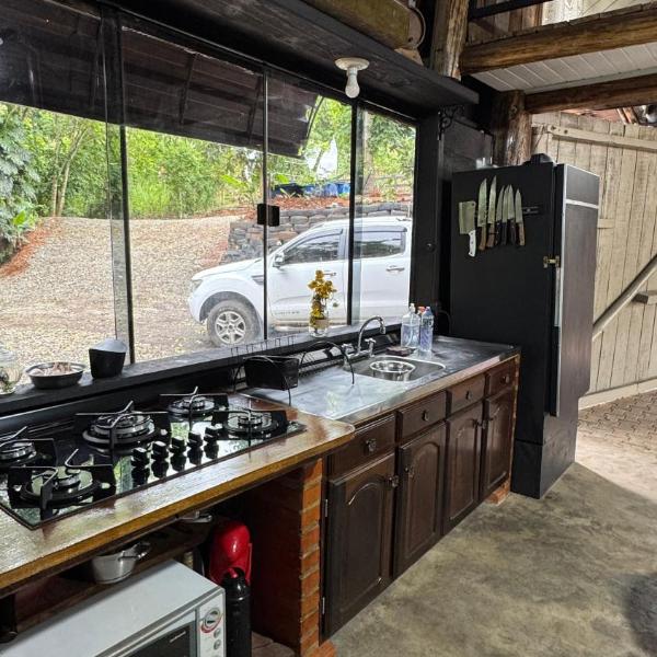 Cabana Sítio Casa beira do lago Concórdia - SC - Foto 3