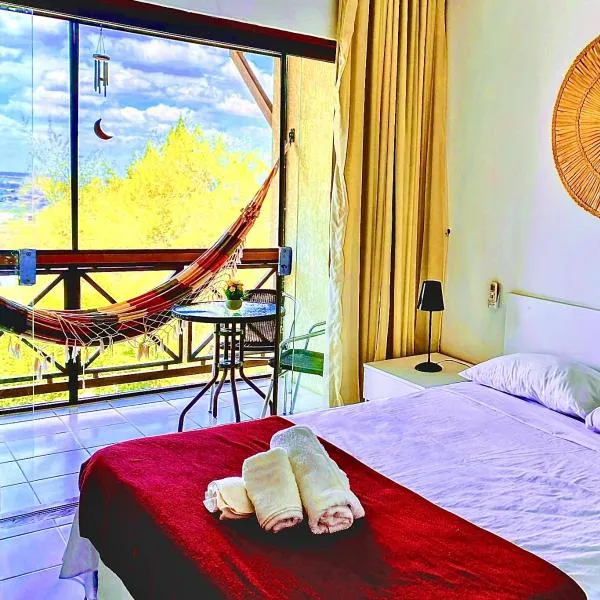 Flat no Condomínio Monte Castelo ao lado da área de lazer, Gravatá-PE, hotel em Gravatá