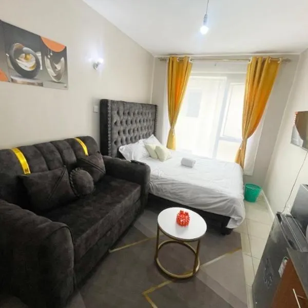 Feel home - Studio with Rooftop pool, hotell sihtkohas Kiambu