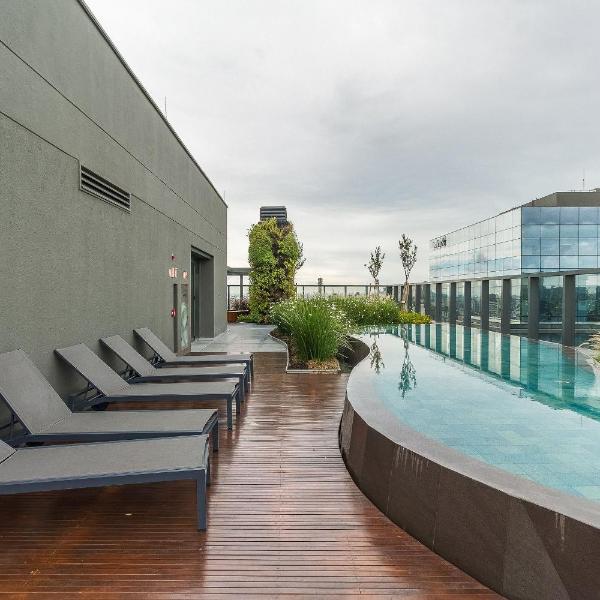 Carlos Gomes Square - Shopping Bordaza - Apartamento alto padrão com rooftop, piscina e academia - Foto 4