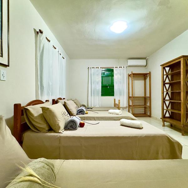 Casa Completa com Piscina Churrasqueira Wi-Fi e Garagem para 3 Carros a 500m da Praia Acomoda 11 Pessoas, 4 Quartos e Ar Condicionado - Foto 2