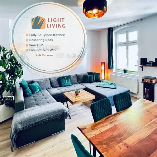 CASA COZY - 3-Zi-Whg - Nahe Uniklinik & Zentrum - Küche, SmartTV, Homeoffice, Hotel in Magdeburg