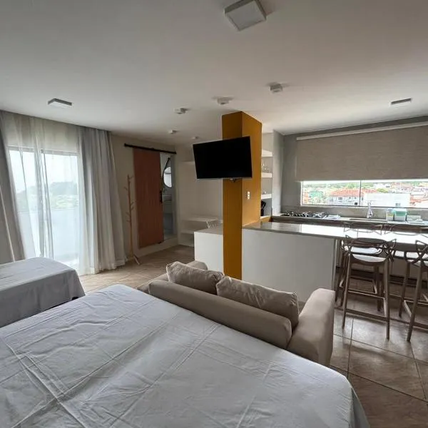 Flat com vista mar, hotel a Mucuri