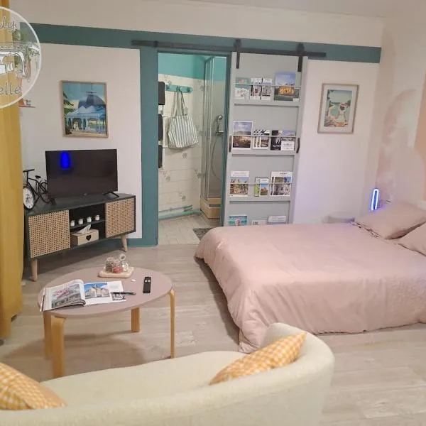 Lardy Ma belle, studio cosy, rdc, cure, longue et courte durée, hotel Vichyben
