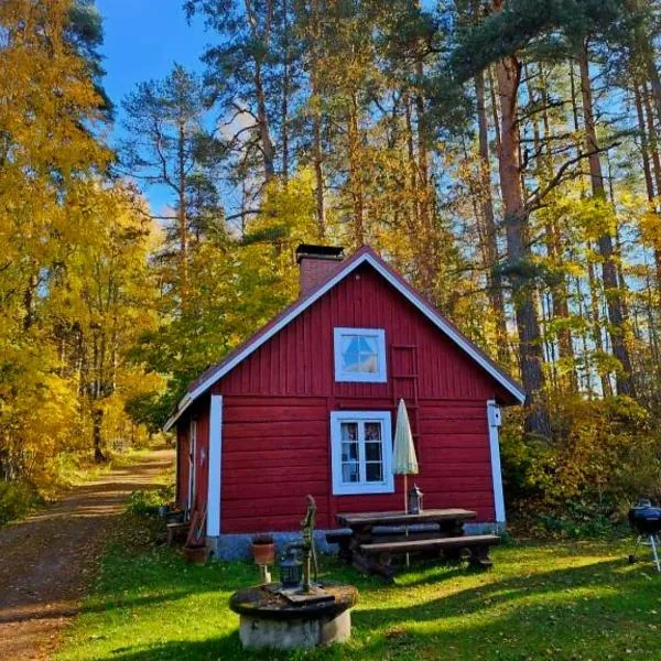 Viesnīca Romantic Countryside Sauna Cabin near Lake Päijänne pilsētā Maakeski