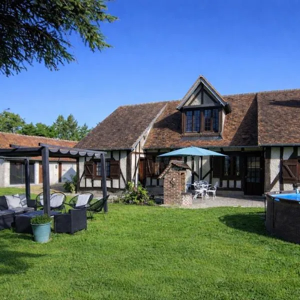 La Demeure du Cerf gîte de charme 6P avec piscine chauffée & spa, Sologne, proche Center Parcs, Lamotte-Beuvron et Zoo de Beauval，Chaon的飯店