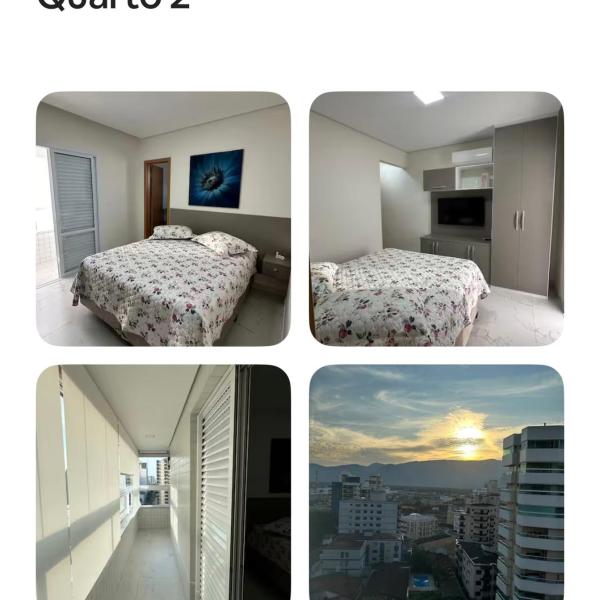 Apartamento vista para o mar Praia Grande SP - Vila Caiçara