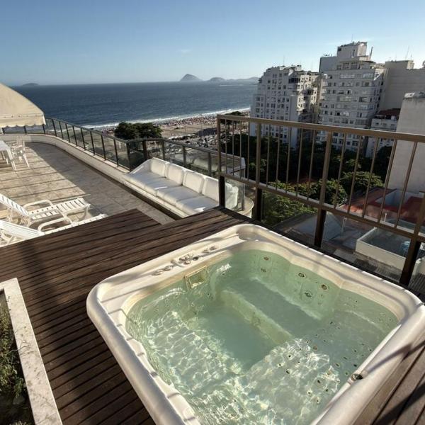 Cobertura Luxuosa Vista Mar Com Jacuzzi Copacabana