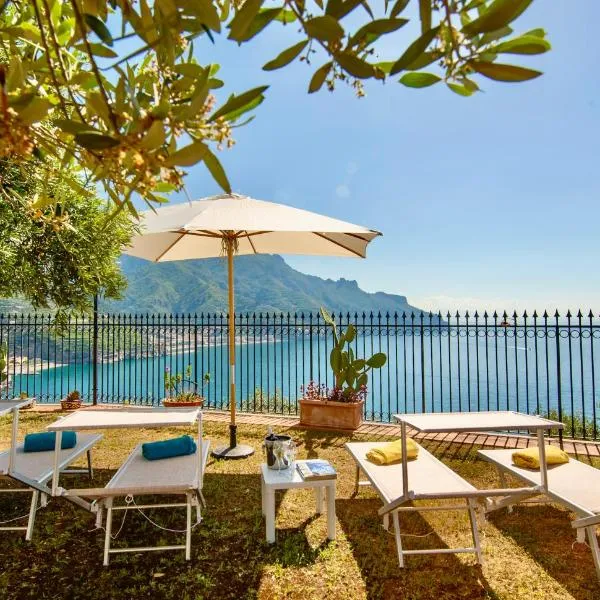 Villa Il Lupo Felice - Panoramic Sea View Villa, Ravello, hotel i Ravello
