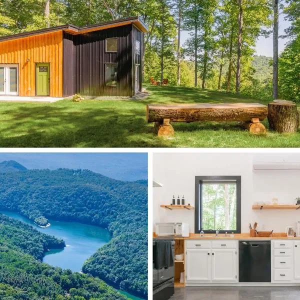 Secluded, Unique, Modern, Mountain Home Near River!, hotel in Meadows of Dan