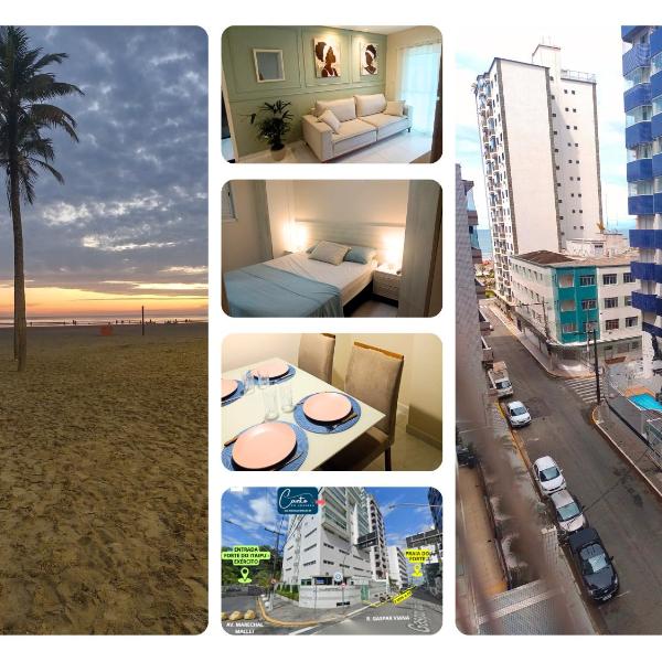 Canto do Sossego no Canto do Forte- 2 min a pé da praia - Fique mais tempo Check-in as 11h e check-out as 16h