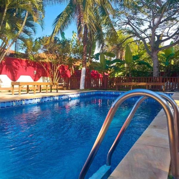 Flat com Churrasqueira e Piscina em Geribá para 04 pessoas