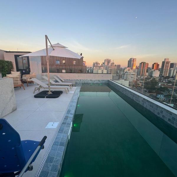 Studio in Vila Madalena-1 queen bed and 2 single beds - Foto 4