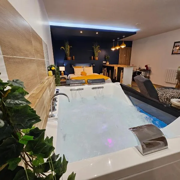 Escale dans un Cocon Spa Privatif & Design, petit déjeuner compris, hotelli kohteessa La Bassée