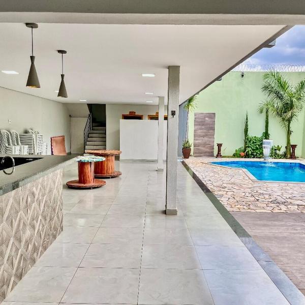 Casa com piscina e cascata e spa fogão a lenha - Foto 4